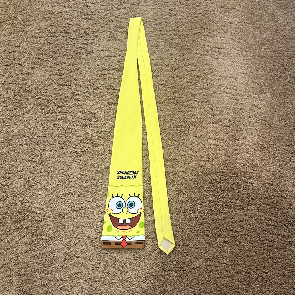 SpongeBob SquarePants Bright Yellow Tie